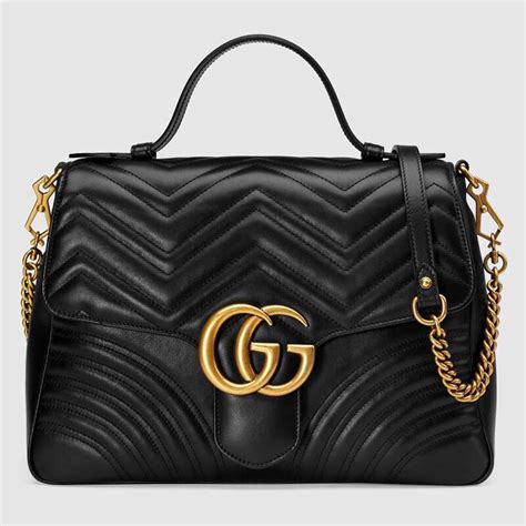 black Gucci purse